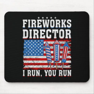 Tapis De Souris Directeur de Firework Technicien Je Vous Exécute 4
