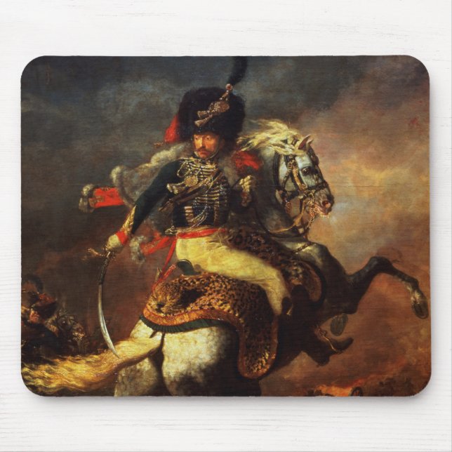 Tapis De Souris Dirigeant des hussards, 1814 (Devant)