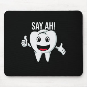 Tapis De Souris Dis-le ! Jolie dents Docteur dentiste Orthodontist