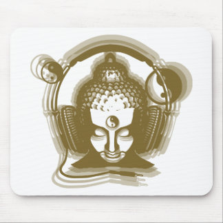 Tapis De Souris Disc-jockey de Bouddha