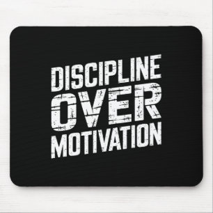 Tapis De Souris Discipline sur la motivation Gymnase entraînement 