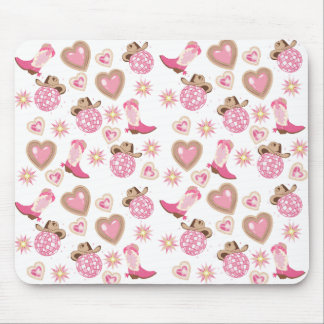 Tapis De Souris Disco Cowgirl Valentine Mouse Pad