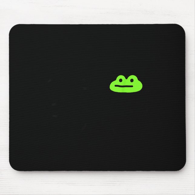 Tapis De Souris Dishonest Frog Behave No Frog Funny Cute Frog Love (Devant)