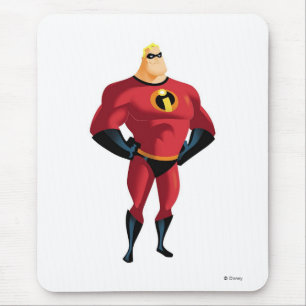 Tapis De Souris Disney Incredibles Mr Incroyable debout
