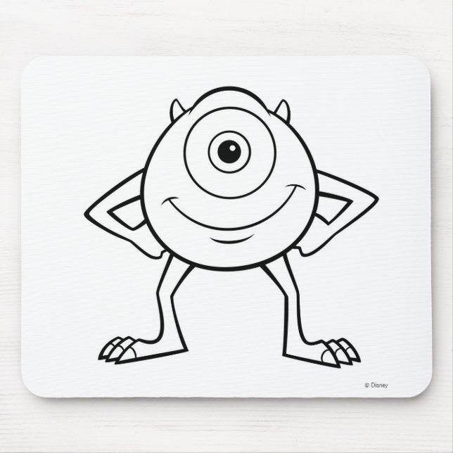 Tapis De Souris Disney Monster Inc. Mike (Devant)