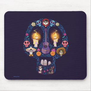 Tapis De Souris Disney Pixar Coco   Caractère Crâne à sucre