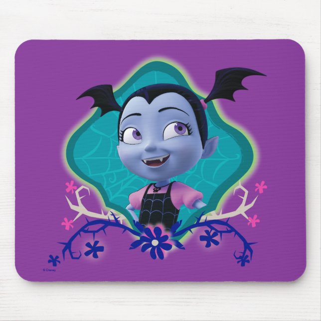 Tapis De Souris Disney | Vampirina - Vee - Floral gothique (Devant)
