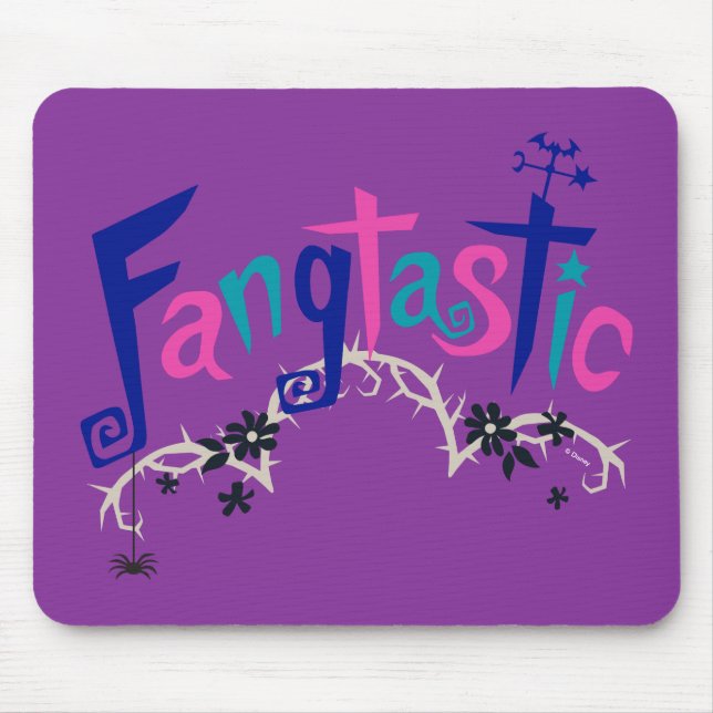 Tapis De Souris Disney | Vampirina - Vee - Typographie Éffrayante (Devant)
