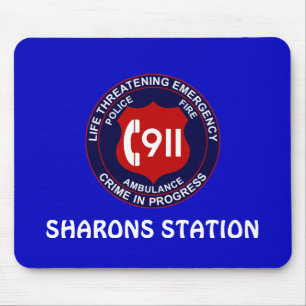Tapis De Souris Dispatcher 911 - Taker Mousepad