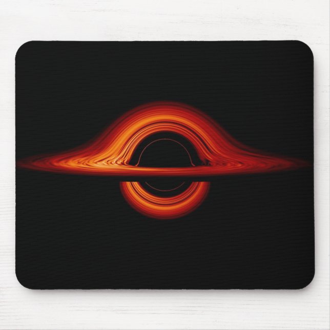 Tapis De Souris Disque d'acccrétion de trou noir (Devant)