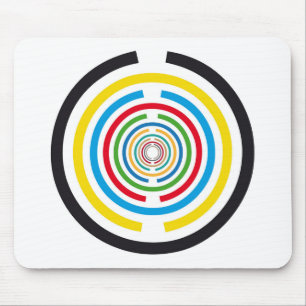 Tapis De Souris Disque de vitalité Lakhovsky, antenne Tesla MWO, s