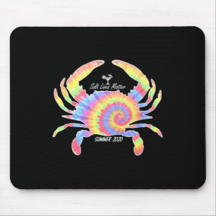 Tapis De Souris Distanciation sociale Tie Dye Crab Salt Agence gou
