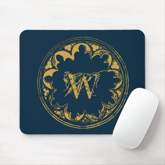 Tapis De Souris Distressed monogram (Avec souris)