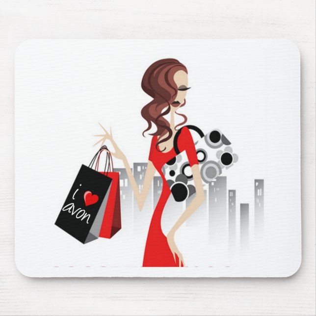 Tapis De Souris Diva" Mousepad "d'Avon (Devant)