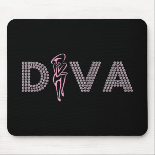 Tapis De Souris Diva rose