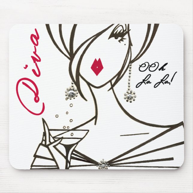 Tapis De Souris Divas Rule ! mousepad - Customisé - Customisé (Devant)