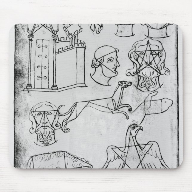 Tapis De Souris Divers dessins de Mme Fr 19093 fol.18v (Devant)