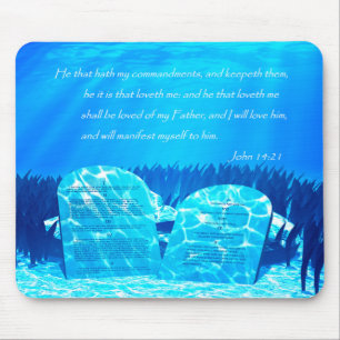Tapis De Souris Dix commandements