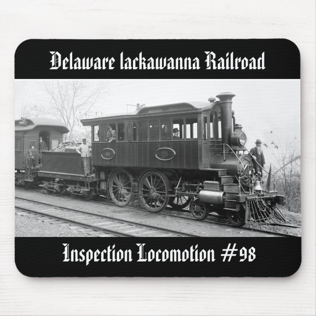 Tapis De Souris DL+ Locomotive d'inspection de vapeur de W (Devant)