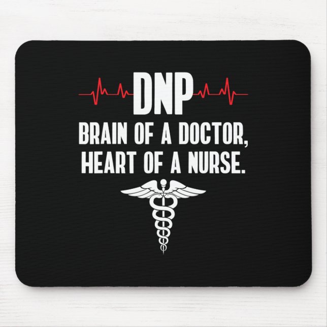 Tapis De Souris Dnp Docteur De Pratique En Infirmière Cerveau Rn I (Devant)