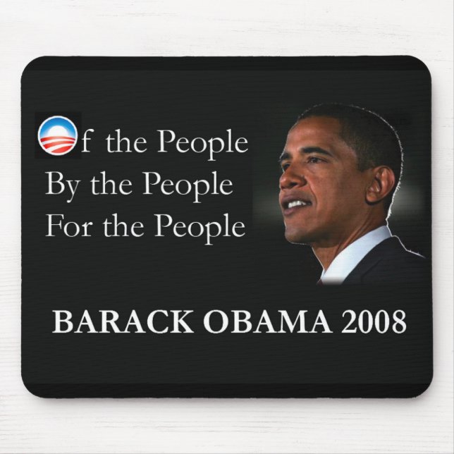 Tapis de souris d'Obama (Devant)