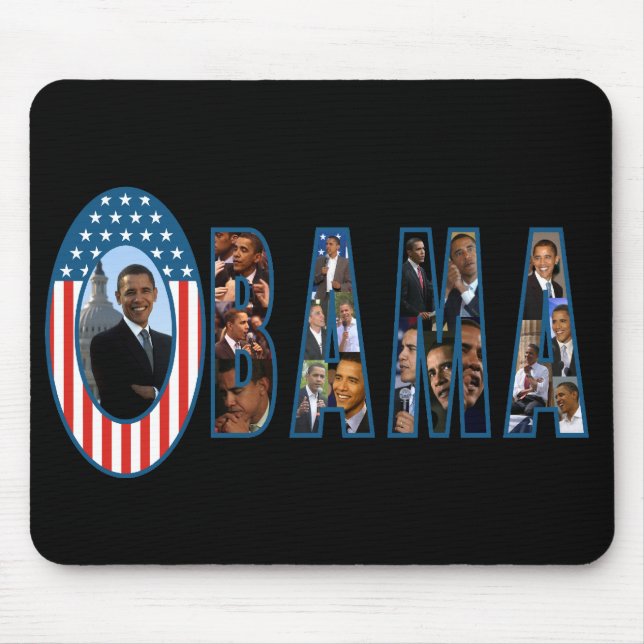 Tapis de souris d'Obama - customisé (Devant)