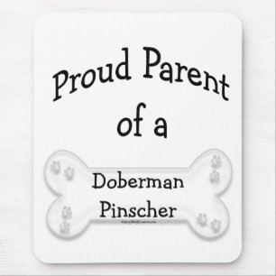 Tapis De Souris Doberman Pinscher Fier Parent