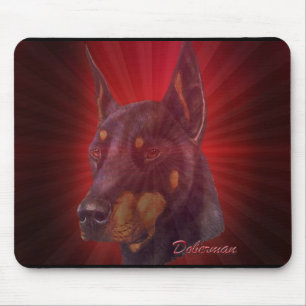 Tapis De Souris Dobermann