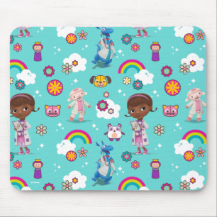 Tapis De Souris Doc McStuffins  Motif de l'équipe de soins