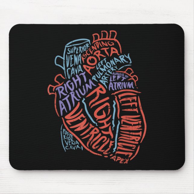 Tapis De Souris Docteur en anatomie cardiologue Biologie Médicale (Devant)