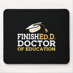 Tapis De Souris Docteur En Éducation Doctorat Diplôme De Doctorat 