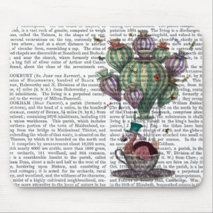 Tapis De Souris Dodo en Teacup avec libellules