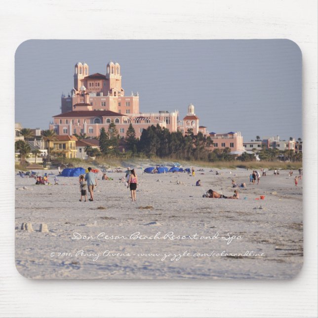 Tapis De Souris Don Cesar - le château rose de la Floride (Devant)