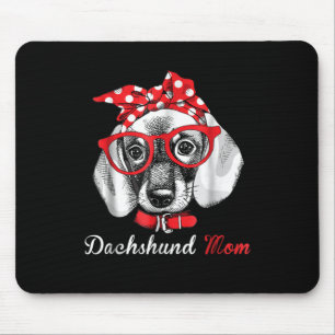 Tapis De Souris Don de chien   Dachshund Maman Lovely