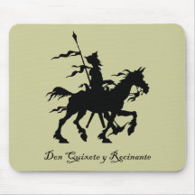 Don don Quichotte y Rocinante