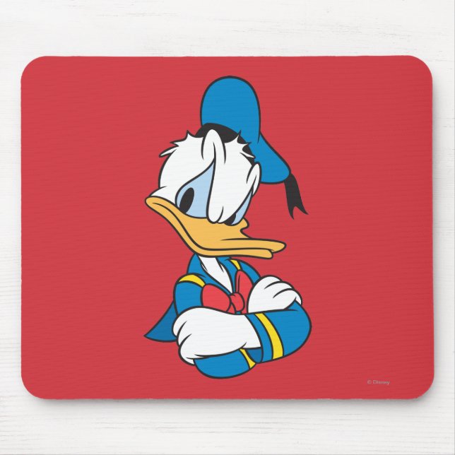 Tapis De Souris Donald Duck | Armes croisées (Devant)