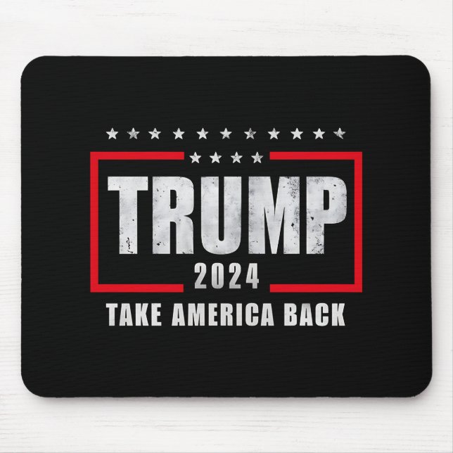 Tapis De Souris Donald Trump 2024 redonne l'élection américaine (Devant)