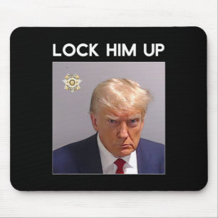 Tapis De Souris Donald Trump Coup De Mugshot Le Verrouiller Trump 