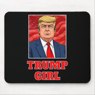 Tapis De Souris Donald Trump Girl Funny Great America Président Su