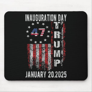 Tapis De Souris Donald Trump Jour D'Inauguration 2025 47 Th Trump