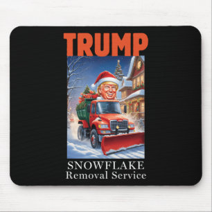 Tapis De Souris Donald Trump Noël Funny Snowflake Suppression