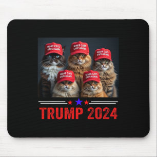 Tapis De Souris Donald Trump Rend Les Chats Sûrs À Nouveau Chapeau
