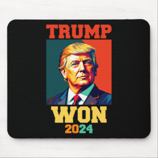 Tapis De Souris Donald Trump Won 2024 Election Inauguration Men Wo