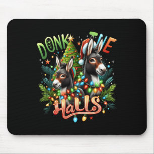 Tapis De Souris Donk Les Halls Les Dons De Noël Tangés Dans Le Chr