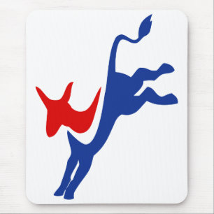 Tapis De Souris Donkey Mousepad, démocrate