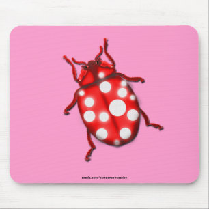 Tapis De Souris Dons LadyBug pour les buglovers et les jardiniers
