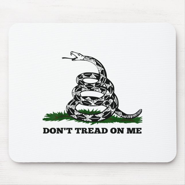 Tapis De Souris Don't Tread On Me 2nd Amendment Patriotic New Nove (Devant)