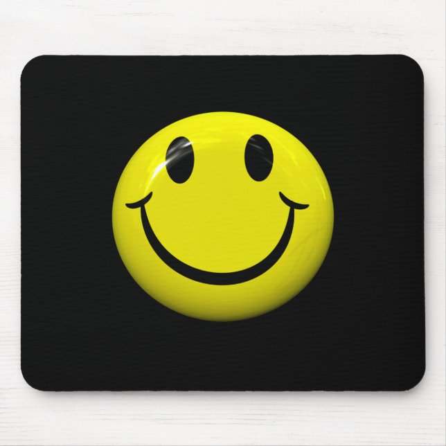 Tapis De Souris Dont Worry Be Happy Face  (Devant)