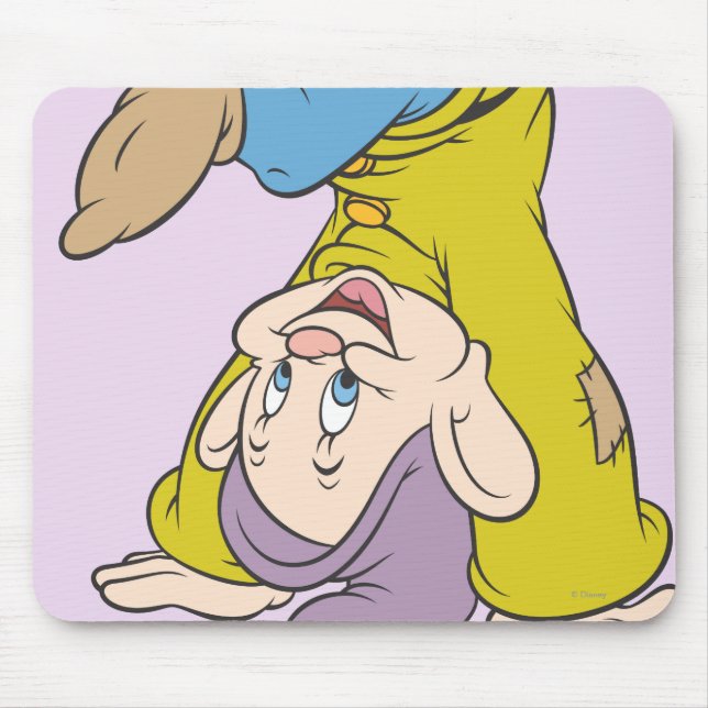 Tapis De Souris Dopey Doing a Head Stand (Devant)