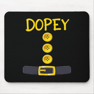 Tapis De Souris Dopey Nwarf Halloween Costume Couleur Correspondan